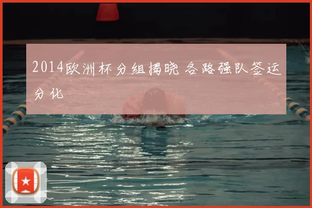 2014欧洲杯分组揭晓 各路强队签运分化